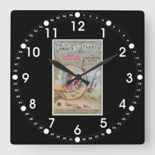 Camden and Atlantic Railroad Wall Clock