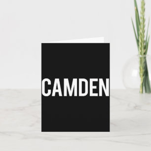 Camden Cool New Jersey Nj Fan Funny Gift Tee  Card