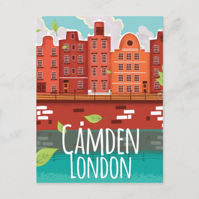 Camden, London vintage travel poster Postcard (Front)