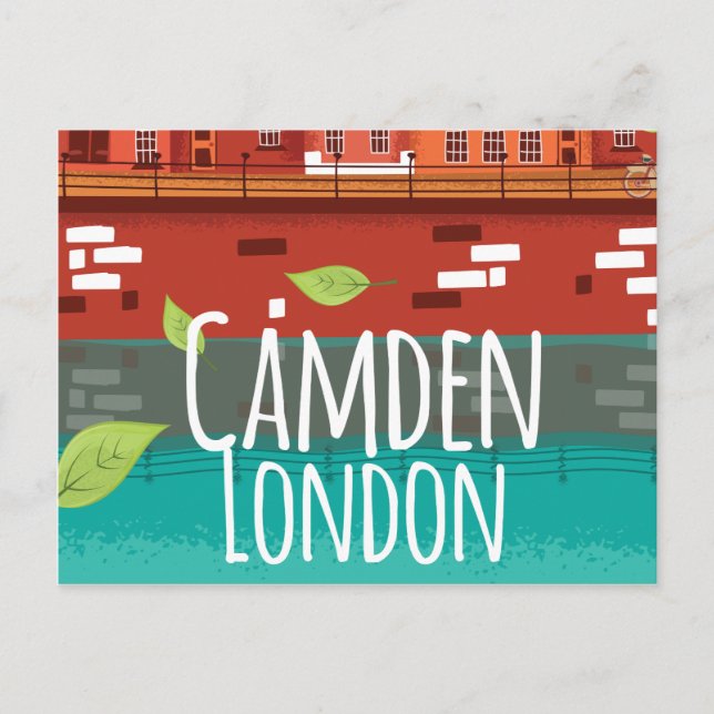 Camden, London vintage travel poster Postcard (Front)