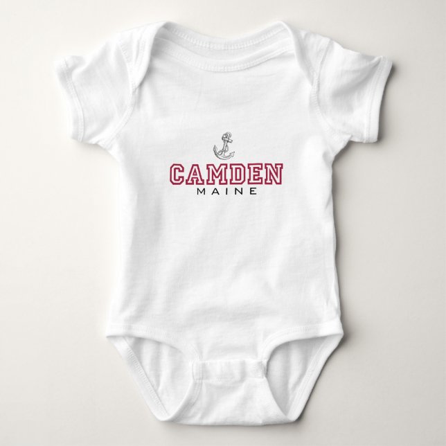 Camden, ME-Anchor Baby Bodysuit (Front)