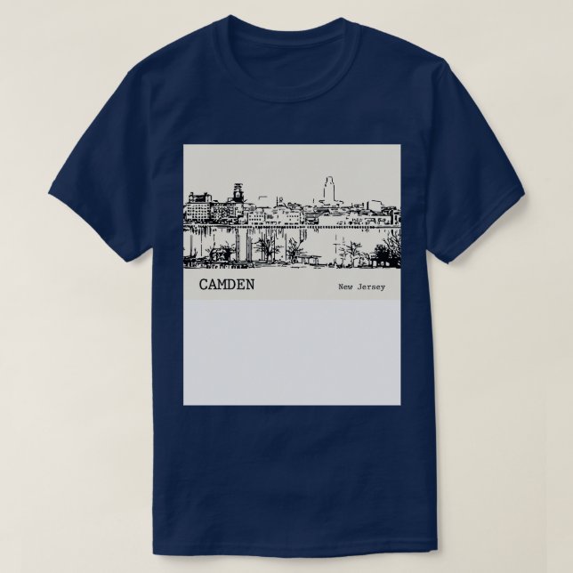 Camden New Jersey  2 T-Shirt (Design Front)
