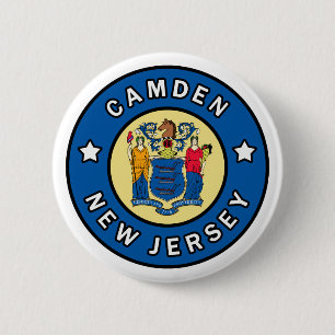 Camden New Jersey 6 Cm Round Badge