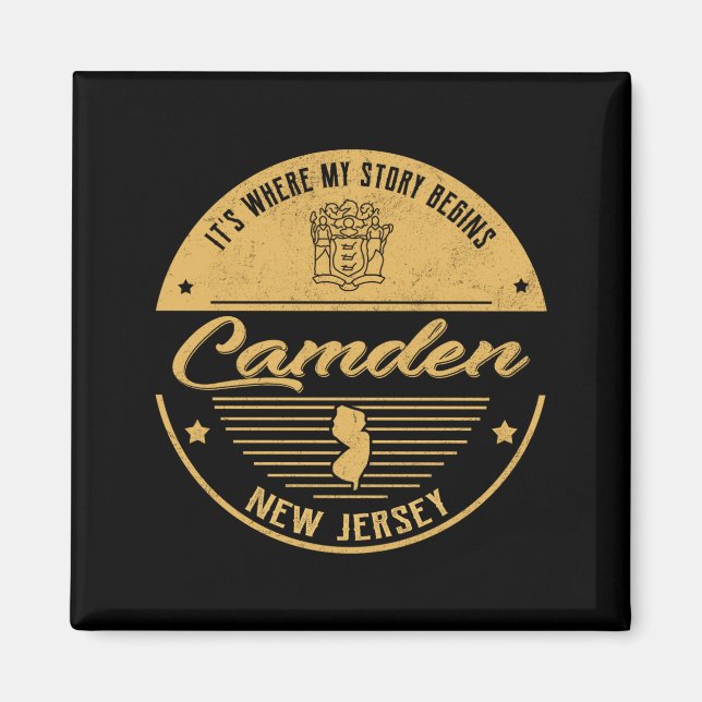 Camden New Jersey Its Where My Story Begins _1  Magnet (Front)