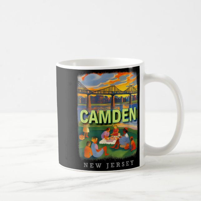 Camden New Jersey Nj Waterfront Delight Sd018  Coffee Mug (Right)
