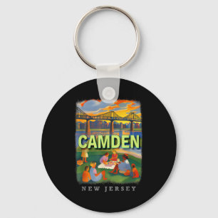Camden New Jersey Nj Waterfront Delight Sd018  Key Ring