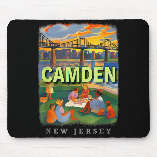 Camden New Jersey Nj Waterfront Delight Sd018  Mouse Mat (Front)