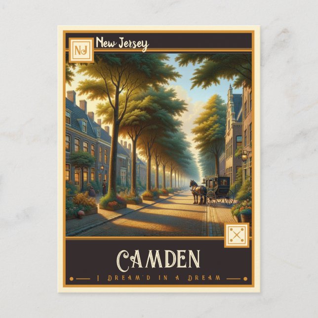 Camden, New Jersey | Vintage Postcard (Front)