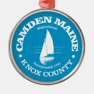 Camden (sailboat) metal tree decoration