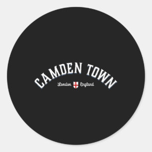 Camden Town London Uk England Classic Round Sticker