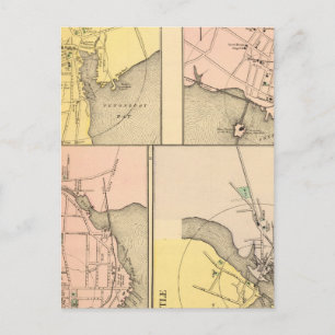 Camden, Wiscasset, Damariscotta, Postcard