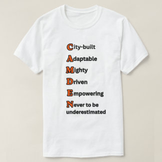 CAMDEN'S ROAR Motivational Black Orange Unisex T-Shirt