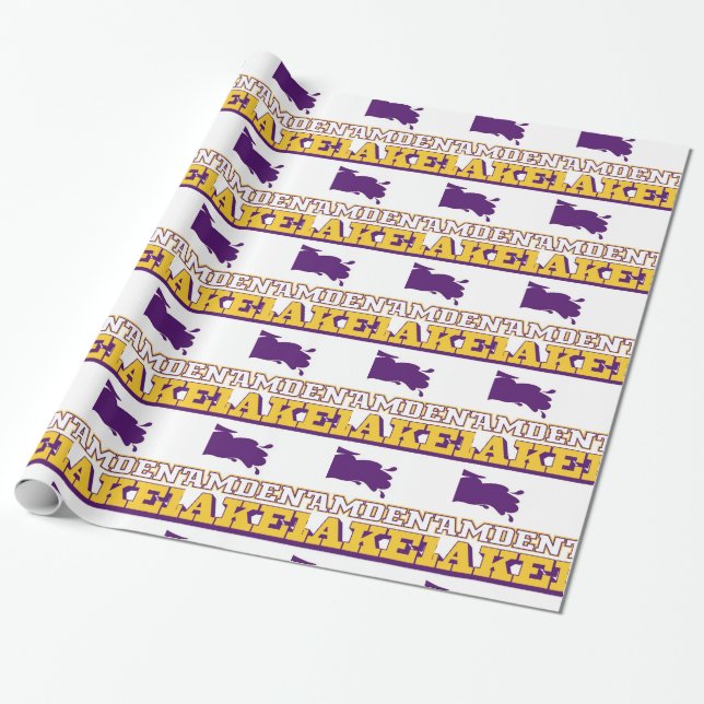 Camdenton Lakers (Ozark Conference) Wrapping Paper (Unrolled)
