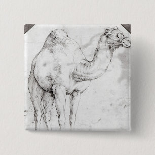 Camel 15 Cm Square Badge