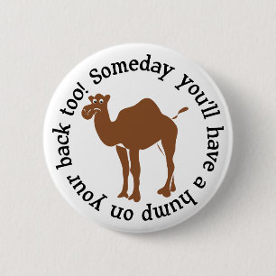 Camel 6 Cm Round Badge