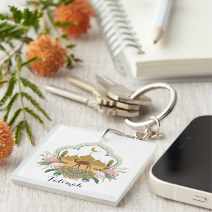 Camel and Mosque Harmony Key Ring
