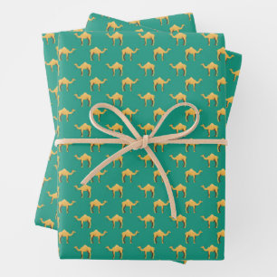 Camel Animal Arabic  Wrapping Paper Sheet