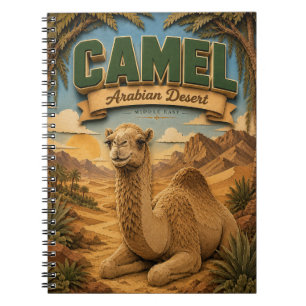 Camel Arabian Desert POPCUT Notebook