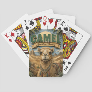 Camel Arabian Desert POPCUT Playing Cards