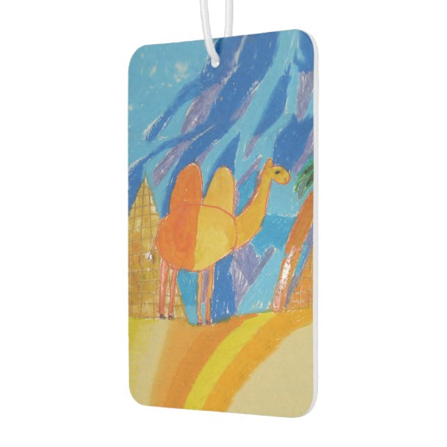 Camel Art by Kids Car Air Freshener (Left)