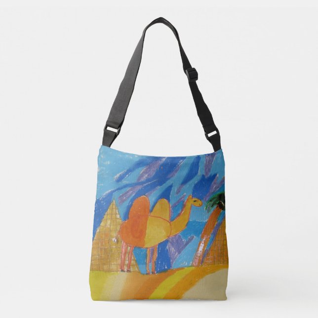 Camel Art by Kids Crossbody Bag (Front)