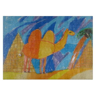 Camel Art by Kids Cutting Board