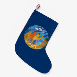 Camel Art by Kids Small Christmas Stocking