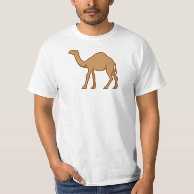 Camel at Heart Emoji Logo Customisable Camel Lover T-Shirt (Front)