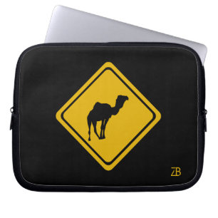 camel australian road sign laptop sleeve