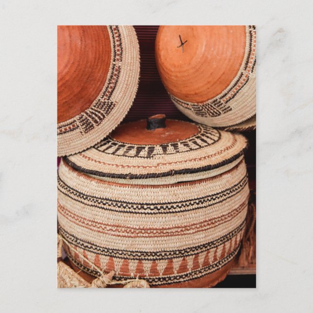 Camel Basket from Sultanate of Oman Postcard (Front)