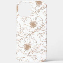 Camel | Boho Floral Pattern Personalised