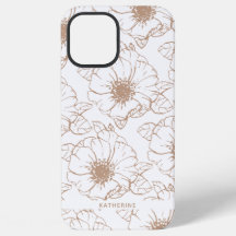 Camel | Boho Floral Pattern Personalised
