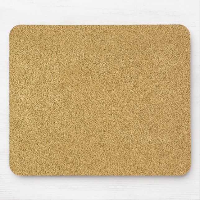 Camel Brown Ultrasuede Look Mouse Mat (Front)