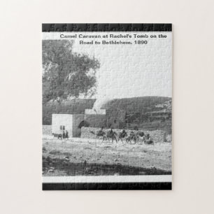 Camel Caravan at Rachel's Tomb Jigsaw Puzzle