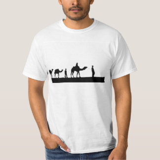 Camel caravan crossing the desert T-shirt
