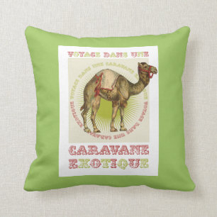 Camel Caravan Cushion