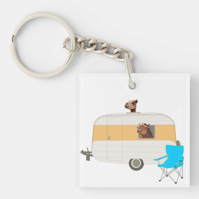 Camel Caravan Keychain (Front)