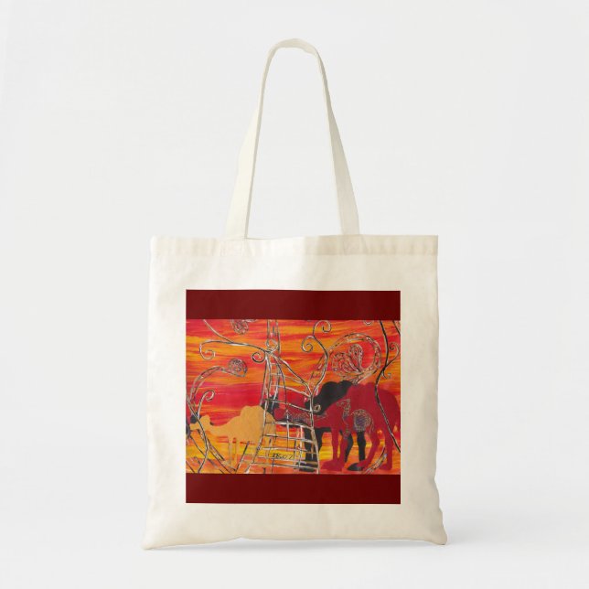 Camel Carnival Grocery Bag (Front)