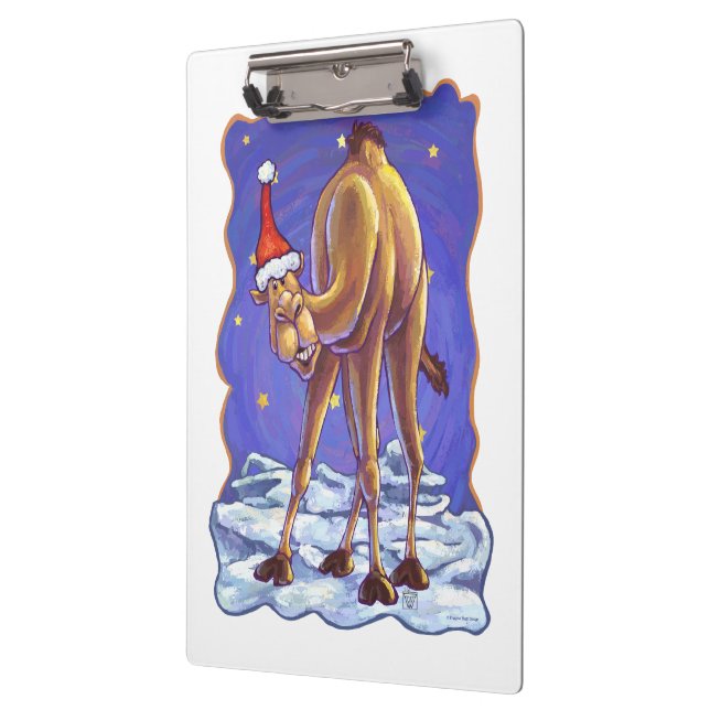Camel Christmas Clipboard (Left)
