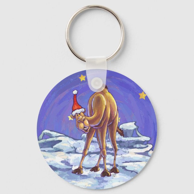 Camel Christmas Key Ring (Front)