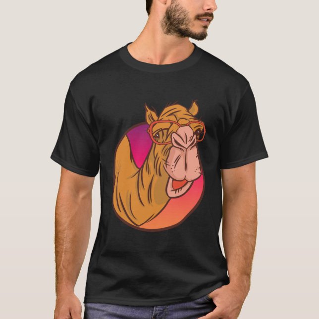 Camel Close up T-Shirt (Front)