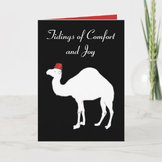 Camel Comfort and Joy Christmas Card