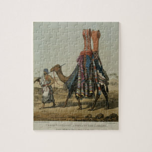 Camel Conveying a Bride to her Husband, engraved b Jigsaw Puzzle
