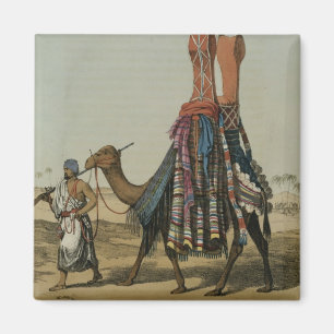 Camel Conveying a Bride to her Husband, engraved b Magnet