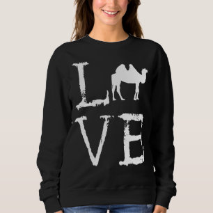 Camel Creepy Love Camel Arabian Desert Animal Wor Sweatshirt