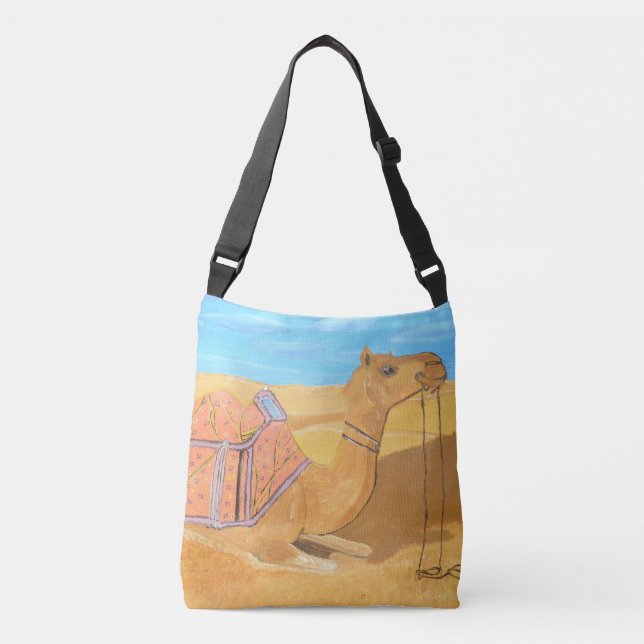 Camel Crossbody Bag  (Front)