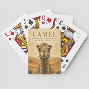 Camel Desert Dunes Wildlife Playing Cards