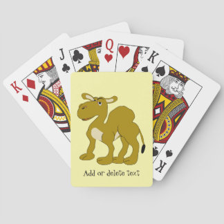 Camel Design Any Colour Background Playing Cards