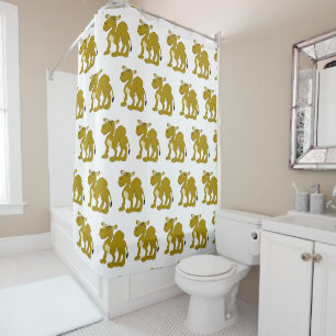 Camel Design Shower Curtain