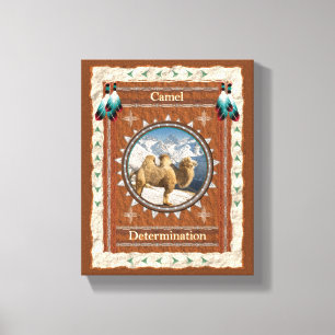 Camel Determination Energy Canvas Print